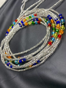 Silver Chakra Beads