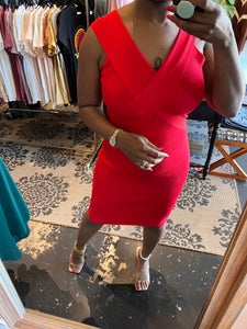 Lady in Red dress